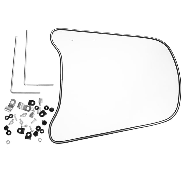 WRITWAA 1Jgo Accesorio Parabrisas Ligero Para Motocicletas Fácil De Instalar Y Portátil