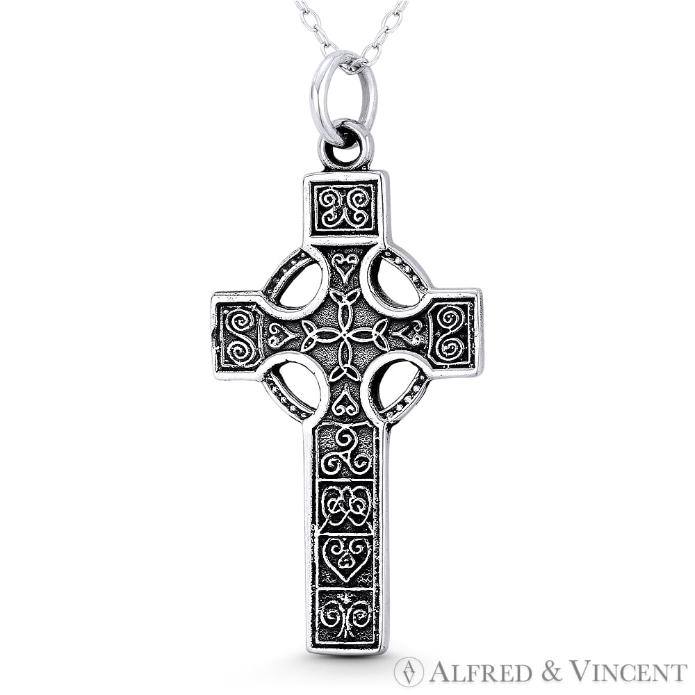 Celtic Trinity Knot W Triskelion Irish Christian Cross 41x19mm 1 celtic-trinity-knot-w-triskelion-irish-christian-cross-41x19mm-1