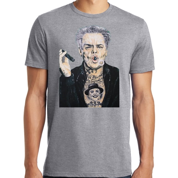 Big and Tall Jack Nicholson Tattoos and Cigar
