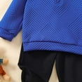 thumbnail image 5 of Caqnni Baby Boy Clothes Girl Outfits Patchwork Colour Sweatshirt Sweat Pant Kids Toddler Tops Pant Sets 2PC3 6 9 12 18 24 Months 2T 3T Long Sleeve Pajamas Set ，2-3 Years, 5 of 7