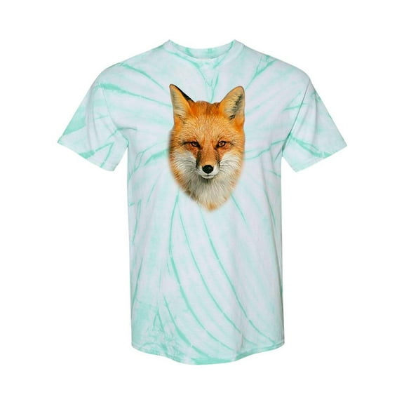 Red Fox Face Tie Dye Cyclone Men -SPIdeals Designs, Male x-Large
