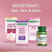 Natures Bounty Hair Skin and Nails Vitamins With Biotin, Gummies, 140 Ct