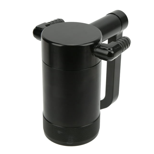 BOROCO 6.4L Black Billet Aluminio Billet Catch Can con soporte Reemplazo para 300 2011-2021