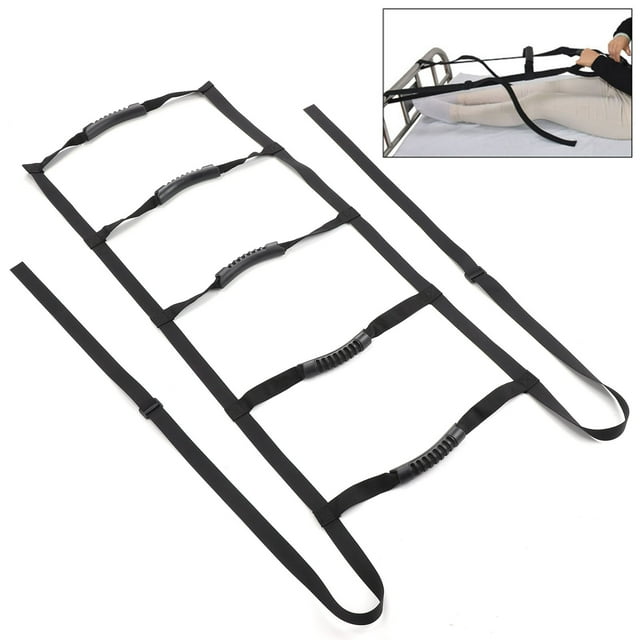 Échelle de Lit Ajustable Corde d'Assistance pour Patient Âgé Dispositif d'Assistance Assis pour Soins