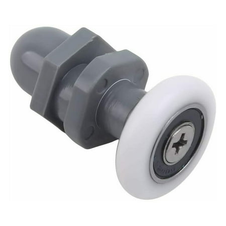 

Marbhall 4Pcs Single Replacement Shower Door Rollers Runners Wheels Pulleys 25 mm Dia As Show