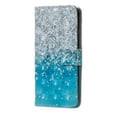 thumbnail image 3 of iPhone 7 Case Wallet, iPhone 8 Case, Allytech 3D Emboss Leather Flip Protective Case Cover & Credit Card Slots Pocket, Support Kickstand Slim Case for Apple iPhone 7 8 (Sliver Sand), 3 of 10