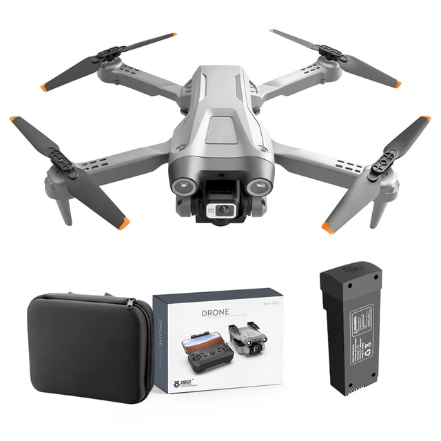 Vogacara Mini Fotografía Aérea 4K 4 Canales Plegables Evitación de Obstáculos Inalámbrico RC Accesorios Avión de Juguetes 4K/Bolsa de almacenamiento/Caja Vogacara FN011212-04