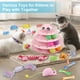 thumbnail image 5 of Juego de juguetes para gatitos Pet Toy UPSKY con plataforma giratoria de 3 niveles, 24 piezas, 5 of 6