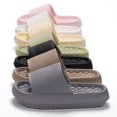 thumbnail image 2 of Zapatillas de plataforma suave para mujer, chanclas antideslizantes de suela gruesa con nubes, ligeras de EVA, talla grande 45, 2024, 2 of 6