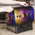 thumbnail image 7 of Picia Planets And Stars Print 2 Slice Toaster Cover , Toaster Protector Dustproof Kitchen Appliance Cover, Kitchen Appliance Dustproof Protector, 7 of 7