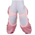 thumbnail image 6 of HAOTAGS Children's Dance Shoes (2 - 15Y), Solid Color Training Shiny Yoga Dance Shoes Pink 4 T, 6 of 6