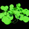 thumbnail image 3 of Eyeball LED String Lights 3m/9.8ft Halloween Eyeball Decorations with 20 LED Lights Halloween Party Supplies Waterproof Battery Operated LED Lights 8 Lighting Modes trendy, 3 of 11