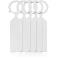thumbnail image 1 of 100 uds, etiquetas de plástico gruesas para árboles de plantas, etiquetas colgantes para jardín, para jardinero, blanco. Afortunado Sencillez, 1 of 3