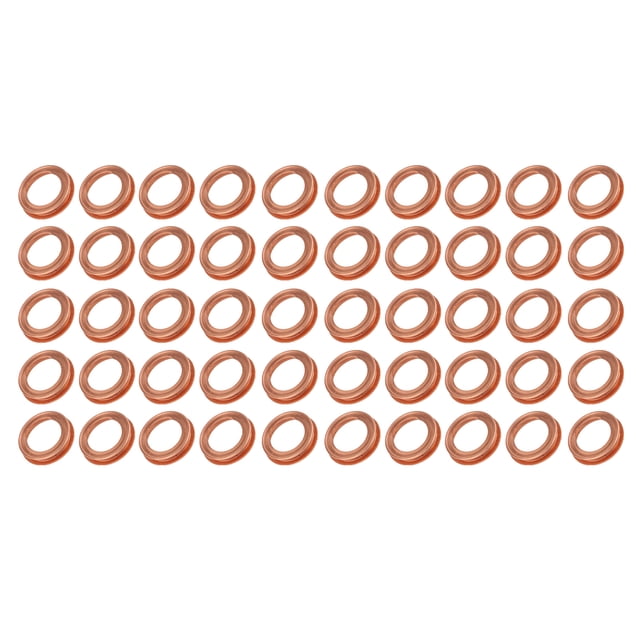 Car Accessories,50pcs Oil Drain Plug Engine Oil Crush Washers Copper Oil Drain Plug Gasket Highly Recommended