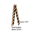 thumbnail image 2 of INSPIRAR CHIC Bufandas Elegantes de Mujer, Puntiagudas y de Doble Cara, Color Amarillo, 2 of 6