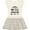 Natural with Stripes, variant on Inktastic My Tia Loves Me Childs Girls Toddler Dress