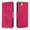 Red, variant on iPhone 6s Plus Wallet Case, iPhone 6 Plus Case, Dteck Embossed Butterfly Flip PU Leather Stand Card Slots Case Cover with Hand Strap For iPhone 6s Plus/ 6 Plus, Purple