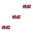 thumbnail image 1 of Maytalsory Kit de Peinture Diamants Rouges 5D Coquelicots Fleurs Haute Résolution Motifs Plus Tridimensionnels 50*100cm 3Ensemble, 1 of 6