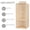 A#2091, variant on Hanging Closet Organizer Shelf-Imitation Linen Fabric with MDF Support,Foldable Multi-Layer Wardrobe Storage,10.6x10.6x23.6in,Large Capacity