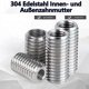 thumbnail image 4 of 20 Pcs Thread Reducing Nuts, M8 Male to M6 Female Thread Screw Sleeve Bolt Conversion Nuts, Threaded, 4 of 5
