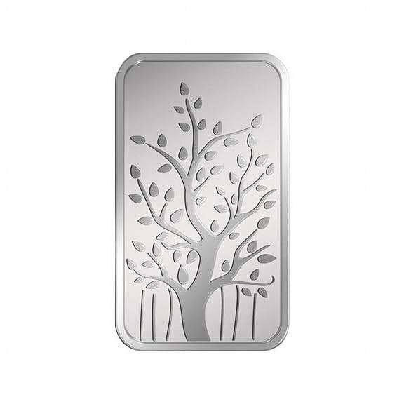 Pamp Mmtc Banyan Tree of Life 10 Gram Silver Bar in assay