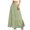 Green, variant on UVEASISHA Summer Flowy Skirts for Women A Line Tiered Flared Ruffle Long Skirt Elastic Waist Drawstring Swing Maxi Skirts Beige XXL