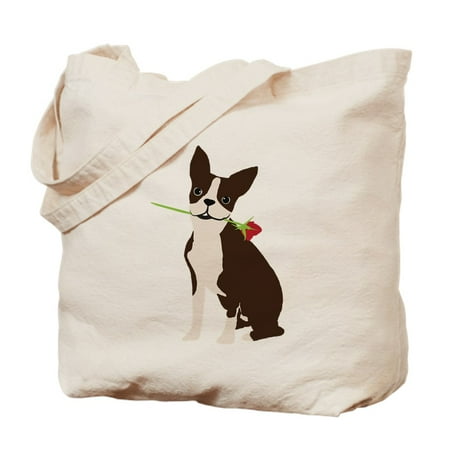Canvas Large Boston Bag - CafePress - Boston Terrier - Natural Canvas Tote Bag, Cloth Shopping Bag