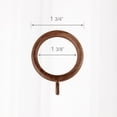 thumbnail image 3 of Plastic Faux Wood Rings 1-3/8 inch ID (set of 10) - Chestnut,(DR40-W3), 3 of 3