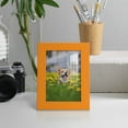 thumbnail image 6 of Modern 3.5 in. x 5 in. Orange Picture Frame (Set of 2), 6 of 9