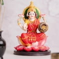 thumbnail image 3 of Large ganesh and laxmi statues, indian hindu god idol, pooja room figurines, mandir diwali d&eacute;cor, housewarming gift, 3 of 6
