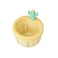 thumbnail image 2 of Summercome Cactus Kitchen Sink Drain Strainer, Press Automatic Dumping Basket, Kitchen Waste Collector Filter, Multi-Functional Home Use Cactus Sink Draining Basket, Filter Net Lifting Basket (Yellow), 2 of 9