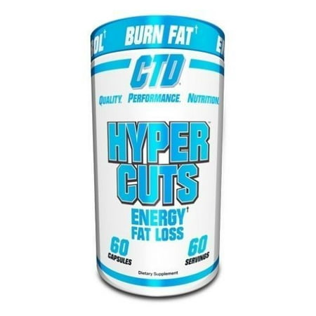 CTD Labs HYPER CUTS 60 capsules Fat Burner ENERGY APPETITE