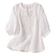 thumbnail image 1 of Mujeres Tops de Verano de Moda Casual Color Sólido Cuello en V Manga Corta, Blusa Ligera Y Elegante, 1 of 6