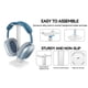 thumbnail image 3 of Stand Headset Auriculares antideslizantes para juegos para todos los auriculares Blanco, 3 of 5