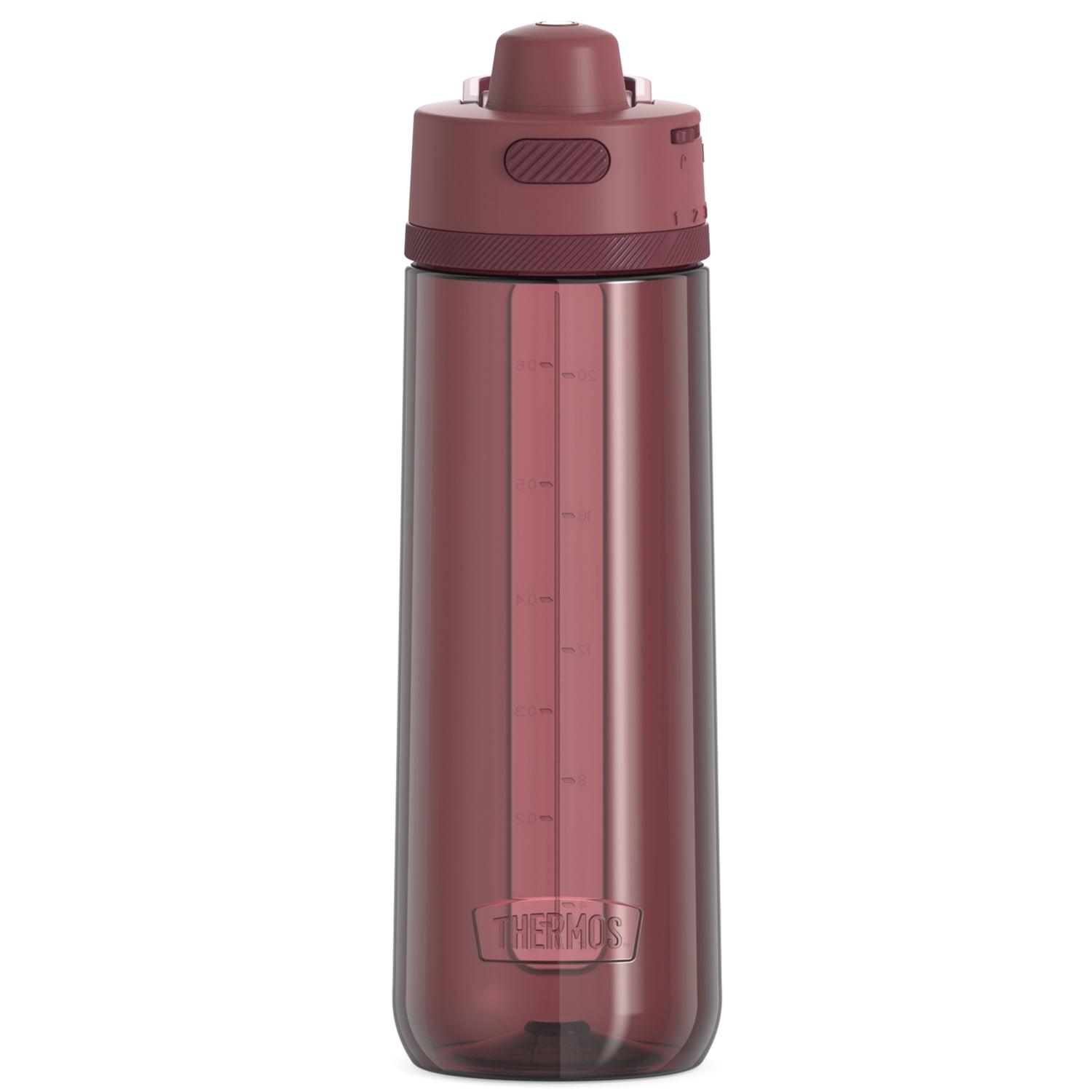 Thermos 24 oz Eastman Tritan Flip-Cap Hydration Water Bottle w/ Rotating Meter 