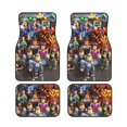 thumbnail image 1 of Qekee Roblox Print Car Floor Mats Set of 4, Waterproof Car Foot Mats, Front & Rear Car Floor Foot Mat Sets of 4 Pieces, Universal Fit for Cars, Trucks, SUVs, 1 of 6