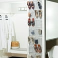 thumbnail image 2 of Mainstays 26-Pocket Clear PEVA Hanging Shoe Organizer for Closet Storage, 2 of 5