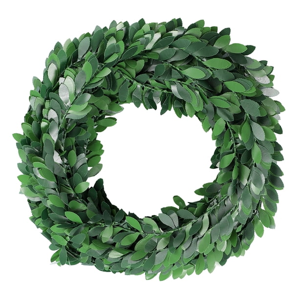 Guirnalda artificial LIOOBO de 7,5 m con follaje verde y hojas de enredadera simulada para bodas, fiestas, ceremonias y diademas DIY.