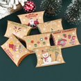 thumbnail image 2 of Caja de regalo de dulces de Feliz Navidad, 10 piezas, Papá Noel, muñeco de nieve, cajas de embalaje de regalo, decoraciones para fiestas de Navidad, Año Nuevo 2023, 2 of 4