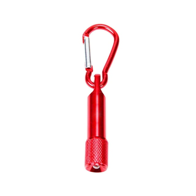 Y-059 Mini Porte-Clés en Alliage d'Aluminium Rouge Lampe de Poche Extérieure Camping Randonnée Lumière Forte Portable Usage Domestique Opération Rotative Facile Durable Résistant à l'Usure Dissipation de Chaleur 99Qt9