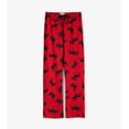 thumbnail image 2 of Little Blue House Women's Jersey Pajama Pants, Moose On Red, X-Small, 2 of 9