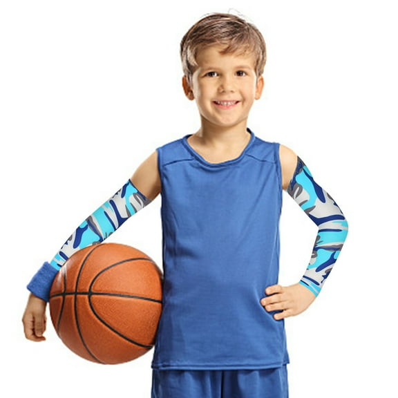 Clearance Apron Sleeve under $5 Children's Sleeve Elastic Sunscreen Arm Sleeve Suitable For Children Outdoor Sports Arm Sleeve Bright Colors 1 Pair Ice Sleeves For Children