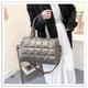 thumbnail image 3 of Bolso bandolera de invierno para mujer de moda, bolso de mano acolchado, de alta capacidad, con marco ancho, de apertura, bolsos impermeables champán Sunnimix Bolso de mujer, 3 of 8