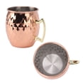thumbnail image 4 of Tazas De Mulas De Moscú, Taza De Mula 304 Tazas De Cóctel De Acero Inoxidable Con Labio Redondeado Liso, Bebida De Cóctel Para Uso En El Hogar Y El Bar, 4 of 7