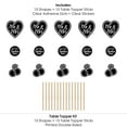 thumbnail image 6 of Big Dot of Happiness Mr. and Mrs. - Black and White Wedding or Bridal Shower Centerpiece Sticks - Table Toppers - Set of 15, 6 of 7