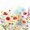 White6, variant on Spring Butterfly Wildflower Shower Curtain,72x72 Inch,Waterproof Polyester Bathroom Curtain With Hooks