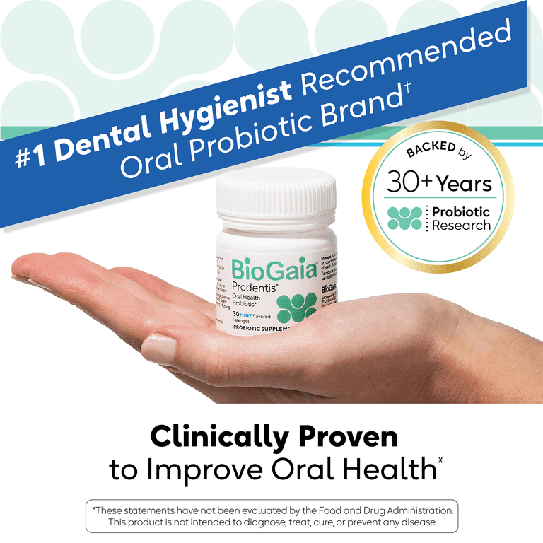 BioGaia Prodentis Oral Health Probiotic for Gums and Teeth