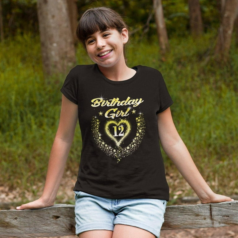 12th Birthday Girl Shirt 12th Shirt for Girls 12 Birthday Shirt 12th Birthday for Girls Walmart.com