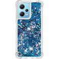 thumbnail image 2 of Slim Fit Phone Case for Redmi Note 12 4G, Glitter Liquid Quicksand Effect Silicone Soft TPU Case with Camera Lens and Screen Protection for Redmi Note 12 4G,LSWT Blue, 2 of 12