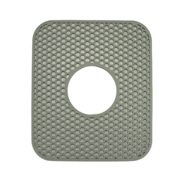 Under Sink Mat,Gray Sink Protection Mesh Mat New Kitchen Sink Mat Kitchen Bar Insulation Mat Hollow Draining Mat to Filter Food Hollow,Kitchen Sink Mats,Pet Food Mat,Kitchen Sink Mat